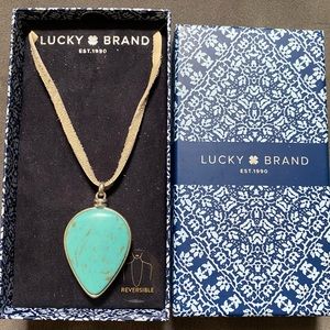 Lucky Brand reversible necklace, new in box.